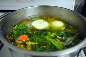 chicken-stock-cooking